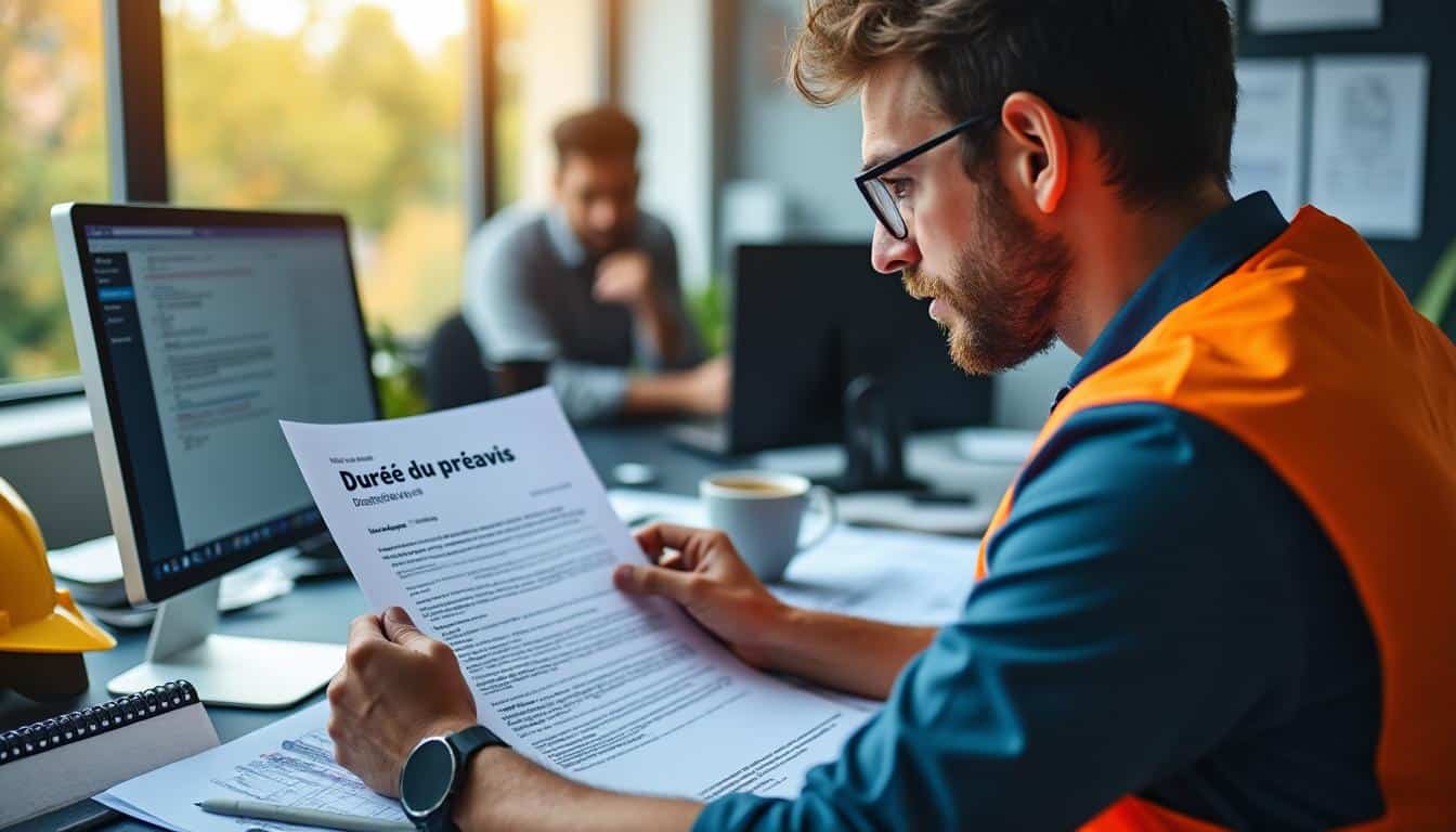 Illustration: Comprendre la notion de durée du préavis en cas de démission pour les ETAM du BTP