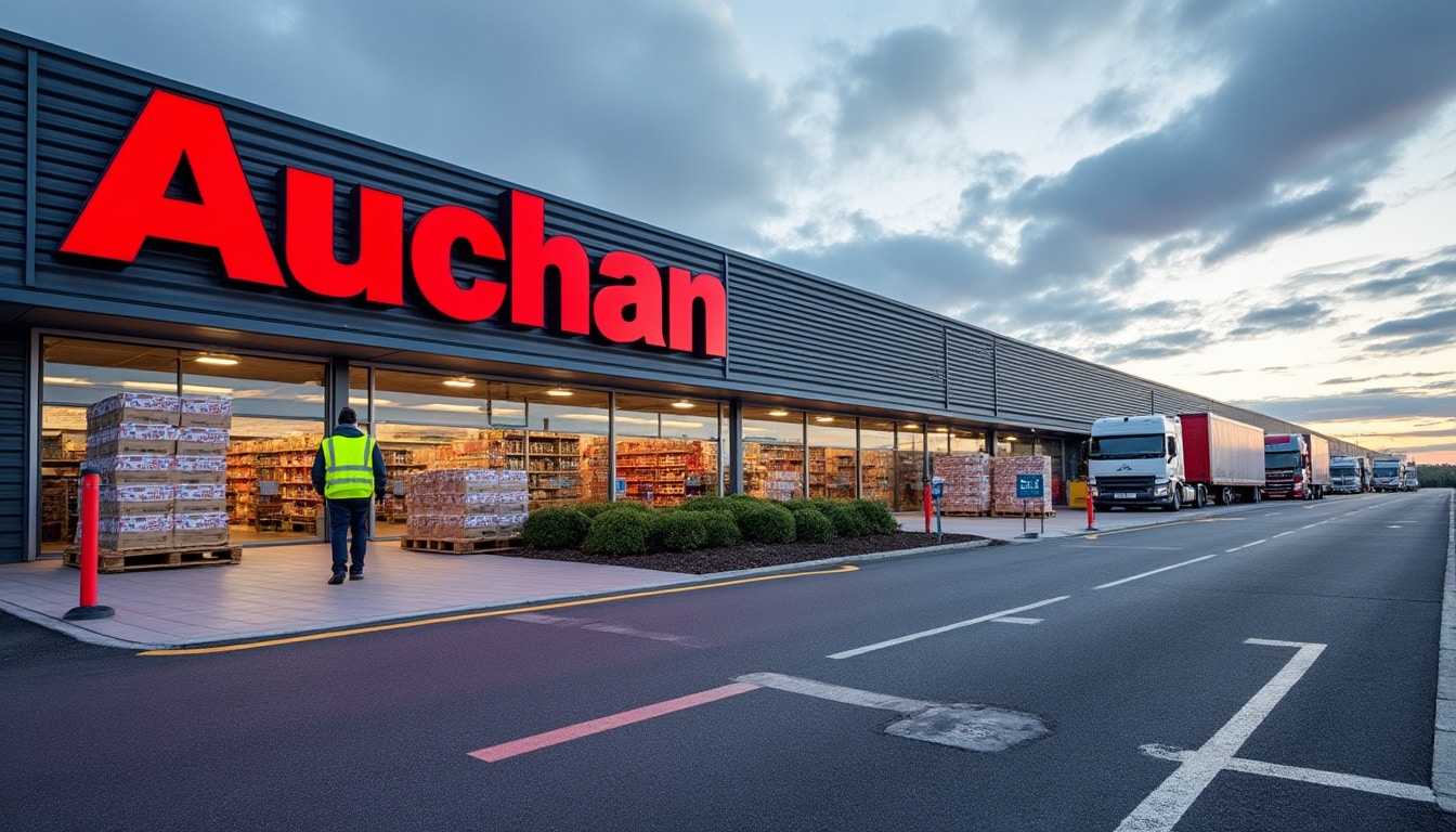 Illustration: Où se situe le dépôt Auchan à Amiens et quelles sont ses caractéristiques principales ?