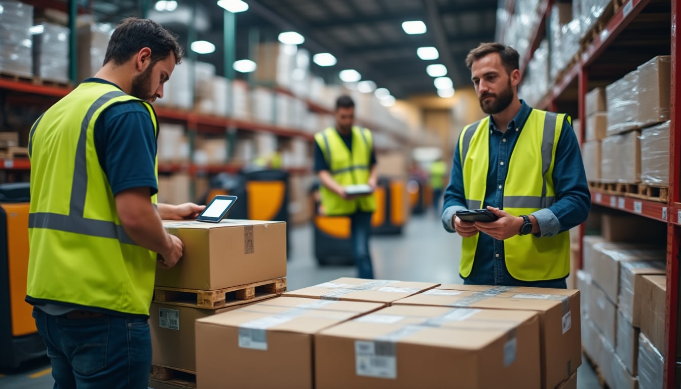 Illustration: Comprendre le processus d’accueil et d’enregistrement des marchandises