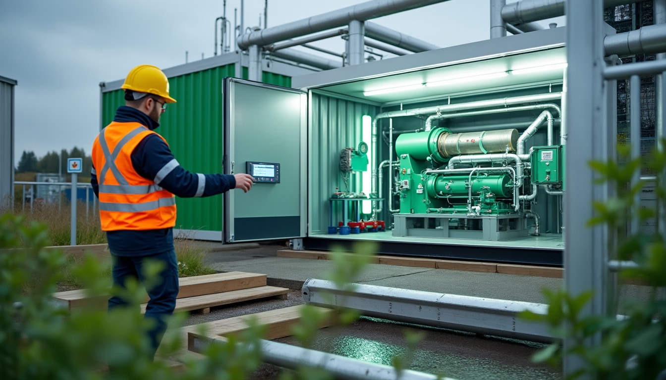 Location de chaufferie verte provisoire : chauffage écoresponsable et flexible