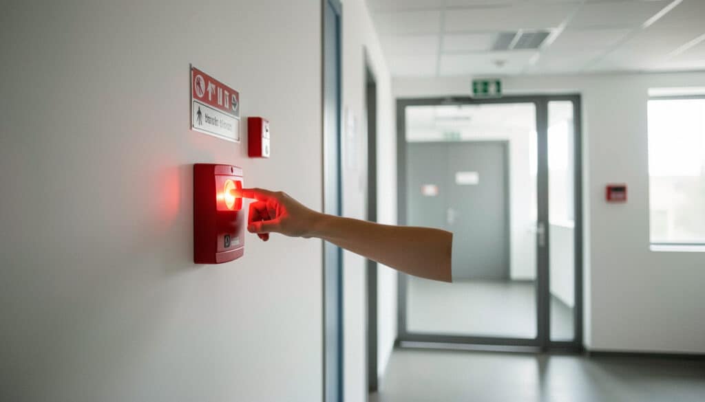 Déclenchement de l’alarme incendie et bons réflexes