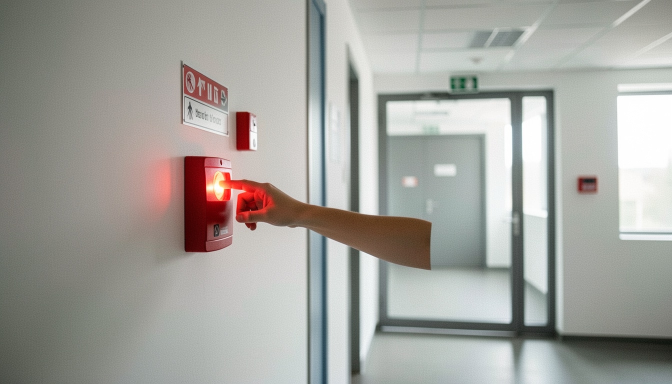 Déclenchement de l’alarme incendie et bons réflexes