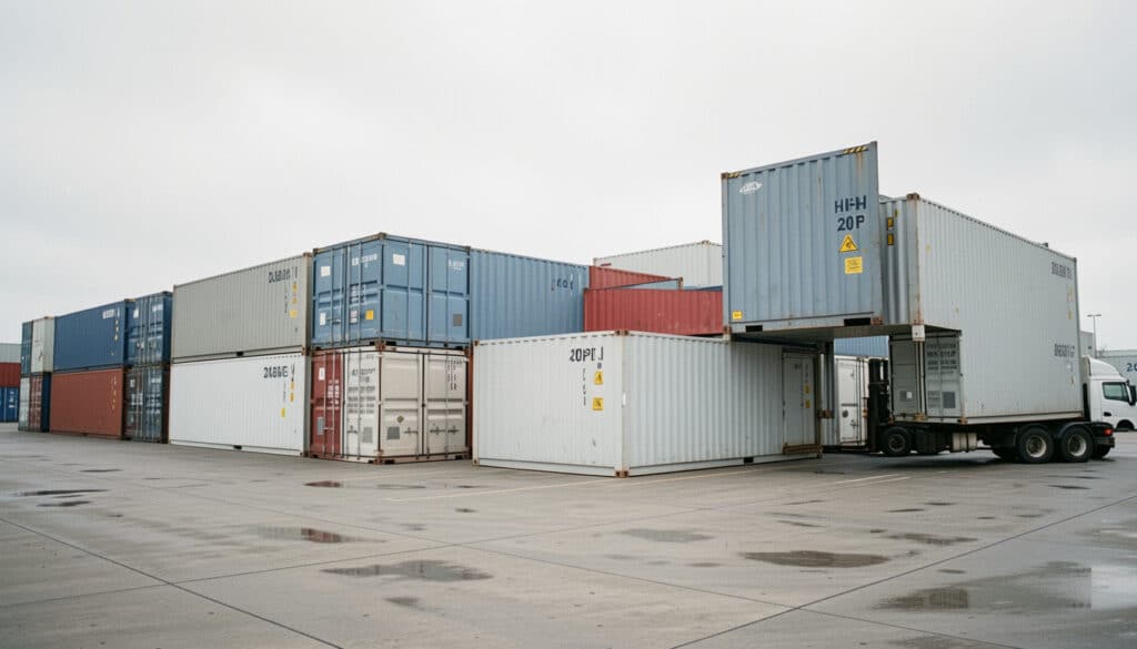 Dimensions d’un conteneur maritime : tailles et usages